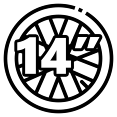 14"