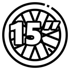 15"