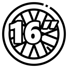 16"