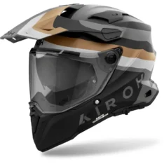CASCO AIROH COMMANDER 2 DOOM GOLD MATT ON-OFF ROAD LENTES PINLOCK – CM2D35